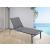 Santorini Outdoor Patio Mesh Waterproof Fabric Chaise Lounge Chair