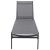 Santorini Outdoor Patio Mesh Waterproof Fabric Chaise Lounge Chair