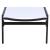 Santorini Outdoor Patio Mesh Waterproof Fabric Chaise Lounge Chair with Dark Grey Aluminum Frame