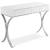 Monroe 2-Drawer Vanity Table with Chrome Stainless Steel Legs & Handles