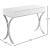 Monroe 2-Drawer Vanity Table with Stainless Steel Legs & Handles