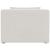 Cube Linen Fabric Armless Chair