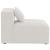 Cube Linen Fabric Armless Chair