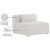 Cube Linen Fabric Armless Chair