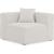 Cube Linen Fabric Corner Chair