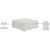 Cube Linen Fabric Ottoman