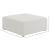 Cube Linen Fabric Ottoman