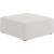 Cube Linen Fabric Ottoman