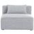 Cube Linen Fabric Armless Chair