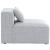 Cube Linen Fabric Armless Chair