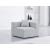 Cube Linen Fabric Corner Chair