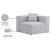 Cube Linen Fabric Corner Chair