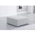 Cube Linen Fabric Ottoman
