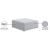Cube Linen Fabric Ottoman