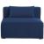 Cube Linen Fabric Armless Chair