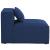 Cube Linen Fabric Armless Chair