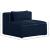 Cube Linen Fabric Armless Chair