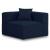Cube Linen Fabric Corner Chair