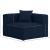 Cube Linen Fabric Corner Chair