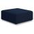Cube Linen Fabric Ottoman