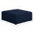 Cube Linen Fabric Ottoman