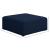 Cube Linen Fabric Ottoman