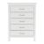 Blaire Farm Wood/Wood Veneer 5 Drawer Chest