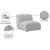 Miramar Linen Modular Armless Chair