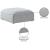 Miramar Linen Ottoman