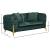Kingdom Velvet Loveseat