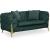 Kingdom Velvet Loveseat