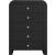 Artisto 5-Drawer Wood Chest