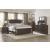 Cardano Wood/Wood Veneer Post Bedroom Set