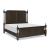 Cardano Wood/Wood Veneer Post Bed