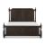Cardano Wood/Wood Veneer Post Bed, Queen Size