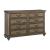 Rachelle Fabric/Wood Bed/Wood Veneer Tufted Bedroom Set