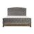 Rachelle Fabric/Wood Bed/Wood Veneer Tufted Bed, Queen Size