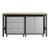 Fortress 3-Piece Textured Metal Garage Storage Set, Composition 3