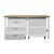 Fortress 3-Piece Textured Metal Garage Storage Set, Composition 3