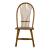 Treasures Sheaf Wood Back Side Chair