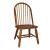 Treasures Bow Back Wood Side Chair - Rustic Oak Set of 2