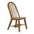 Treasures Bow Back Wood Side Chair - Rustic Oak Set of 2