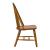 Treasures Bow Back Wood Side Chair - Rustic Oak Set of 2