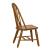 Treasures Bow Back Wood Side Chair - Rustic Oak Set of 2