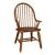 Treasures Bow Wood Back Arm Chair