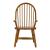 Treasures Bow Wood Back Arm Chair