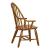 Treasures Bow Wood Back Arm Chair