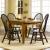 Treasures Rectangular Wood Extendable Dining Table
