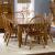Treasures Rectangular Wood Extendable Large Dining Table