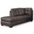 Barlin Mills Faux Leather Left Arm Facing 2-Piece Sectional w/Chaise